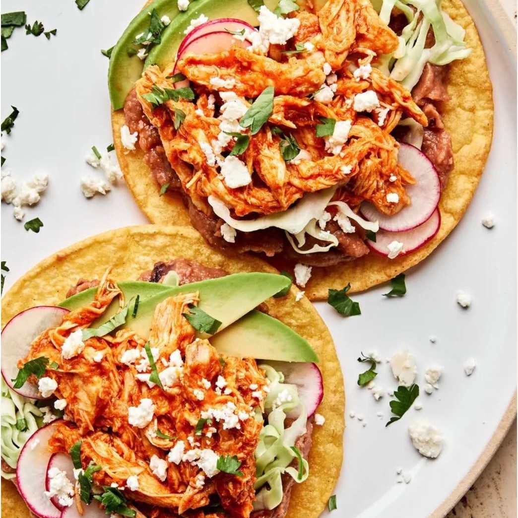 Chicken Tinga Tacos.
