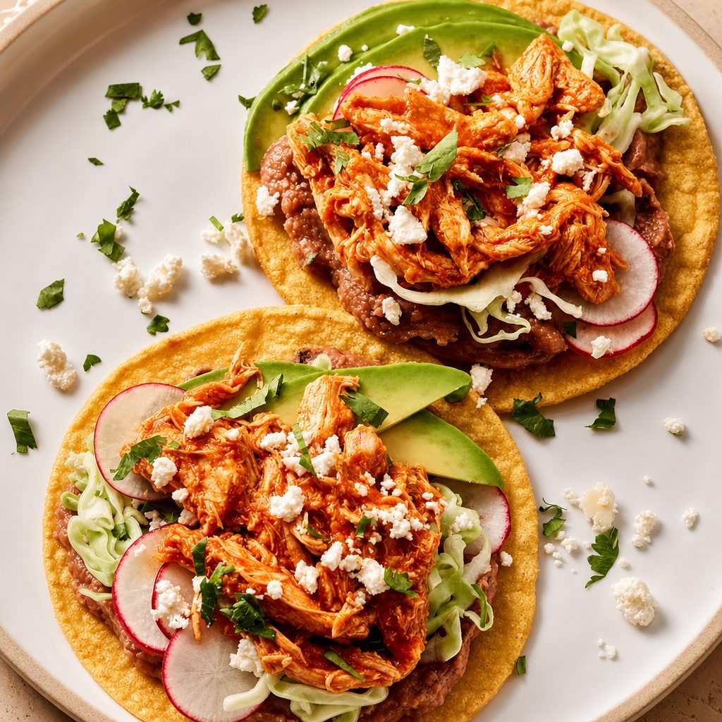 Chicken Tinga Tacos.